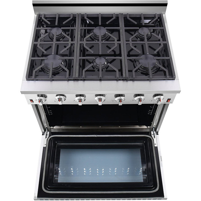 NXR Professional Ranges 36" 5.5 Cubic Feet Gas Freestanding Convection